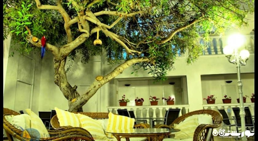 نمای رستوران فضای باز هتل